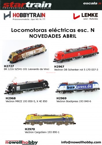 Novedades Hobbytrain Abril 2014