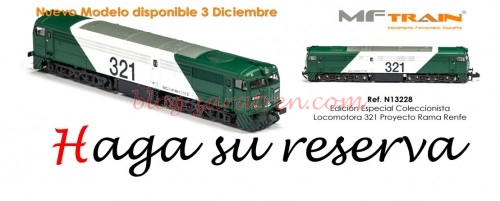 Locomotora 2100 Proyecto Rama Renfe - 321-050-7 - Mftrain