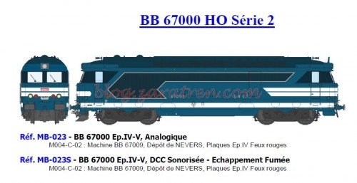BB 67000 H0 serie 2 - Britline