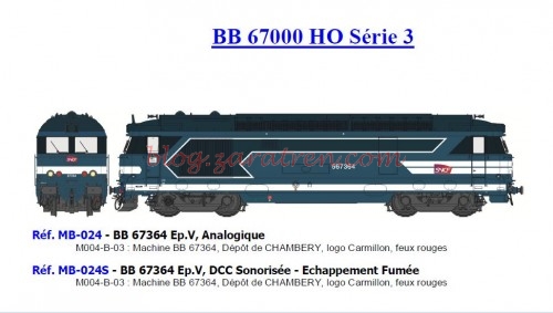 BB 67000 H0 serie 3 - Britline