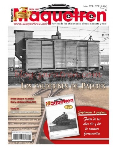 Revista mensual Maquetren, Nº 275, 2015.