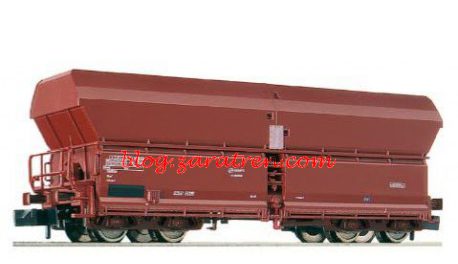 Vagón Tolva de gran capacidad, Rojo Oxido, RENFE. Marca Fleischmann. Ref: 931604A.