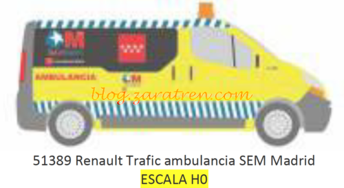 51389 Renault Trafic ambulancia SEM Madrid - Escala Ho - Riezte - Zaratren.com