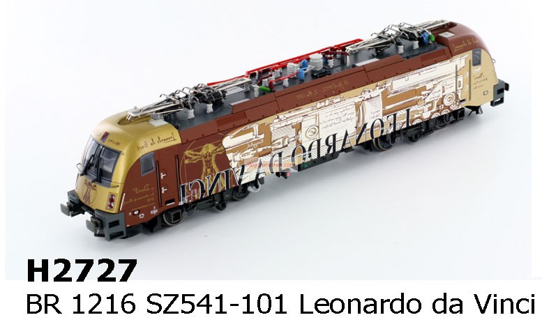【人気格安】HOBBYTRAIN (N) H2727 タウルスBR1216 レオナルドダヴィンチ塗装 (スロべニア(SZ)BR541 101 \'Leonald Do Vinci\') 外国車輌