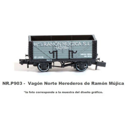 Vagón NORTE, Herederos de Ramón Mújica. Marca Peco, Ref: NR.P903..