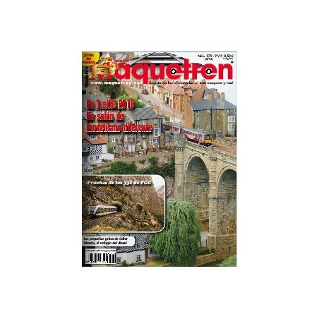 Revista mensual Maquetren, Nº 279, 2016.