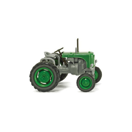 Tractor Steyr 80, Color Verde, Escala H0, Wiking, Ref: 087649.