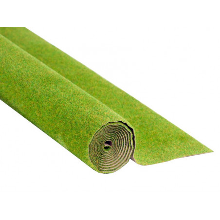 Tapiz de hierba electrostatico color verde primavera, 200 X 100, Noch, Ref: 00010.