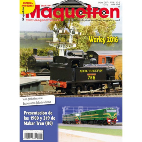 Revista mensual Maquetren, Nº 287, 2017.