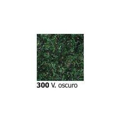 Cesped verde oscuro, electrostatico, 3 mm. Marca Aneste, Ref: 300.