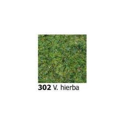 Cesped verde Hierba, electrostatico, 3 mm. Marca Aneste, Ref: 302.
