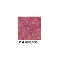 Cesped color Amapola, electrostatico, 3,5 mm. Marca Aneste, Ref: 314.