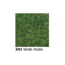 Cesped verde medio, electrostatico, 1 mm. Marca Aneste, Ref: 341.