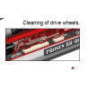 Limpiador de ruedas y rodamientos para escala H0. Marca Proses, Ref: RR-H0-01.
