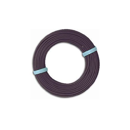 Cable Negro para instalación maquetas 0,14 mm, 10 metros. Marca Busch, Ref: 1795.