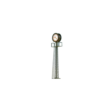 Reloj en mastíl de celosia, iluminado, 62 mm, Escala N. Marca Brawa, Ref: 4573.