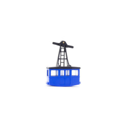 Cabina de color azul para teleferico de Brawa,  Escala N. Marca Brawa, Ref: 6562.