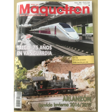 Revista mensual Maquetren, Nº 296, 2017.