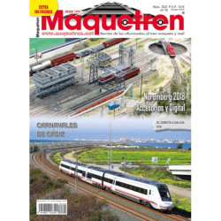 Revista mensual Maquetren, Nº 302, 2018.