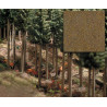 Material para crear fondo boscoso con hojas secas. Marca Busch, Ref: 7528.
