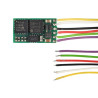 Decodificador de Funciones FH05B-3, SX1, SX2, DCC y MM, de cables, muy fino.