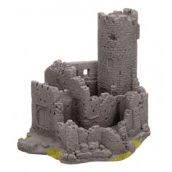 Castillo en ruinas, muy detallado, Escala H0 y N. Marca Noch, Ref: 58605.