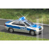 Mercedes clase C de Policia con Luz Led de Emergencias Azules, Escala H0. Marca Busch, Ref: 5615.