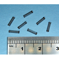 Lote de 10 muelles de miniatura de 1.5 x 5.7 mm. Marca Zaratren, Ref: ZT-VA9133.
