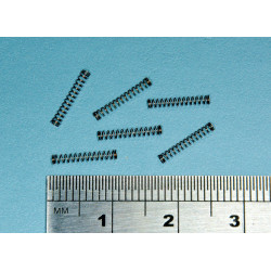 Lote de 10 muelles de miniatura de 1.5 x 9.6 mm. Marca Zaratren, Ref: ZT-VA9134.