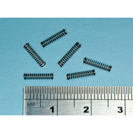 Lote de 10 muelles de miniatura de 1.9 x 8.9 mm. Marca Zaratren, Ref: ZT-VA9135.