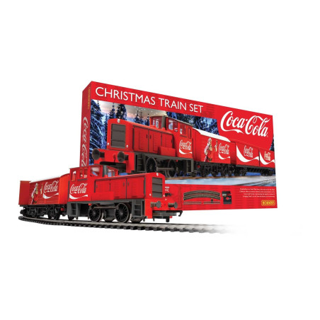 Set Chrismas Train ( Coca Cola ), Escala H0. Marca Hornby, Ref: R1233P.