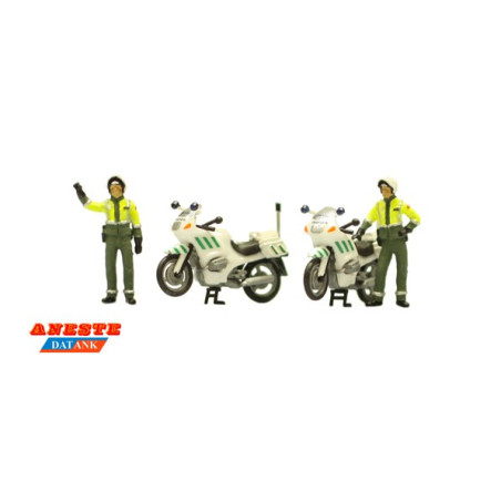 Guardia Civil Control Activo. 2 Figuras, 2 Motos. Marca Aneste. Ref: 4250.