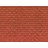 Placa de cartón maleable en 3D " Teja Roja Centroeuropea ", Escala H0. Marca Noch, Ref: 56690.