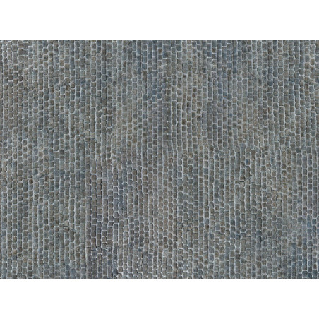 Placa de cartón maleable en 3D " Pavimento de Casco Antiguo ", Escala H0. Marca Noch, Ref: 56721.