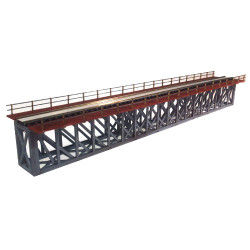 Puente metalico viga Linville 42 metros, Epoca II, Escala N. Marca Parvus, Ref: N0601