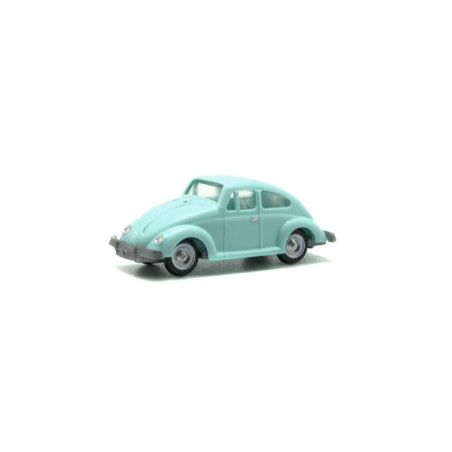 Volkswagen 1200 Escarabajo, ( Azul ), Escala H0. Marca Toyeko, Ref: 2001-A.