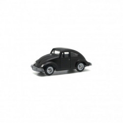 Volkswagen 1200 Escarabajo, ( Negro ), Escala H0. Marca Toyeko, Ref: 2001-N.