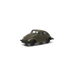 Volkswagen 1200 Escarabajo Militar, Escala H0. Marca Toyeko, Ref: 4061.