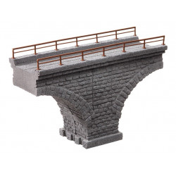 Arco de puente de Viaducto de Rávena, de piedra triturada, Escala H0. Marca Noch, Ref: 58677.