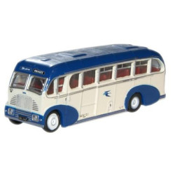 Autobus Alexander Bluebird, Color Blanco/Azul, Escala N. Marca Oxford, Ref: NBS001.