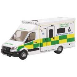 Ambulancia Mercedes, Servicio de ambulancias Escocés, Escala N. Marca Oxford, Ref: NMA004.