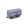Vagón de trans. de Sal, Shaka Salt, color Azul, Escala N. Marca Peco, Ref: NR-P121.