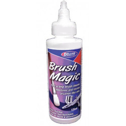 Liquido limpiador de pinceles y aerografos, Brush Magic, Contiene 125 ml. Marca Deluxe. Ref: AC19.