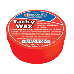 Adhesivo de cera, Tacky Wax, Contiene 28 Gramos. Marca Deluxe. Ref: 276AD29.