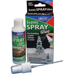 Pegamento Scenic Spray, Pulverizador, Envase de 100 ml. Marca Deluxe. Ref: AD54.
