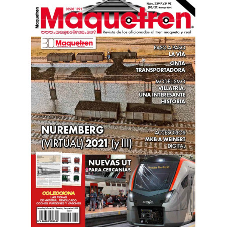 Revista mensual Maquetren, Nº 339, 2021.