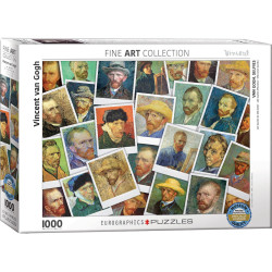 Van Gogh's Selfies, 1000 Piezas. Marca Eurographics, Ref: 6000-5308.