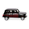 Renault R4 " Parisienne ", Color Rojo con capota y techo negro, Escala H0. Marca Wiking, Ref: 022405.