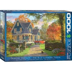 The Blue Country House, 1000 Piezas. Marca Eurographics, Ref: 6000-0978.