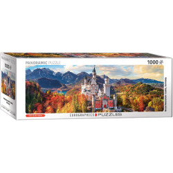 Neuschwanstein Castle In Autumn-Germany, 1000 Piezas. Marca Eurographics, Ref: 6010-5444.